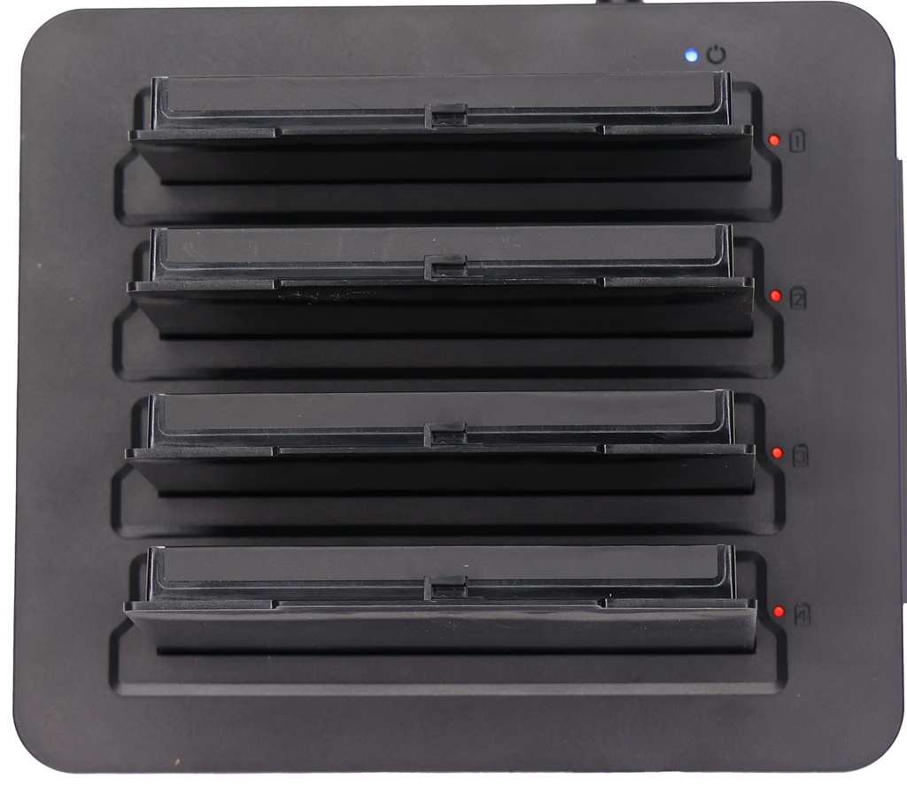 Cargador de Baterías 4-slots - COLOSSUS W803 / W103 sup bat