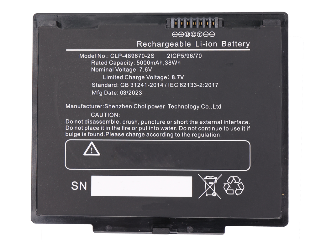 Spare Battery COLOSSUS W803 - W103 SPARTAN W800 - W100