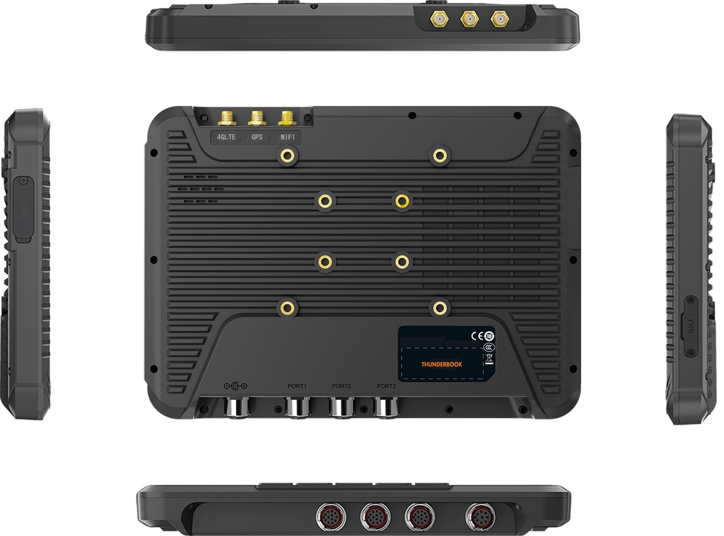 Terminal Embarcado 10" Android (VMC) - ODEON A100 puertos